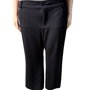 Studio by Torrid Stretch Ponte Dress Pants Size 28 Short in Black